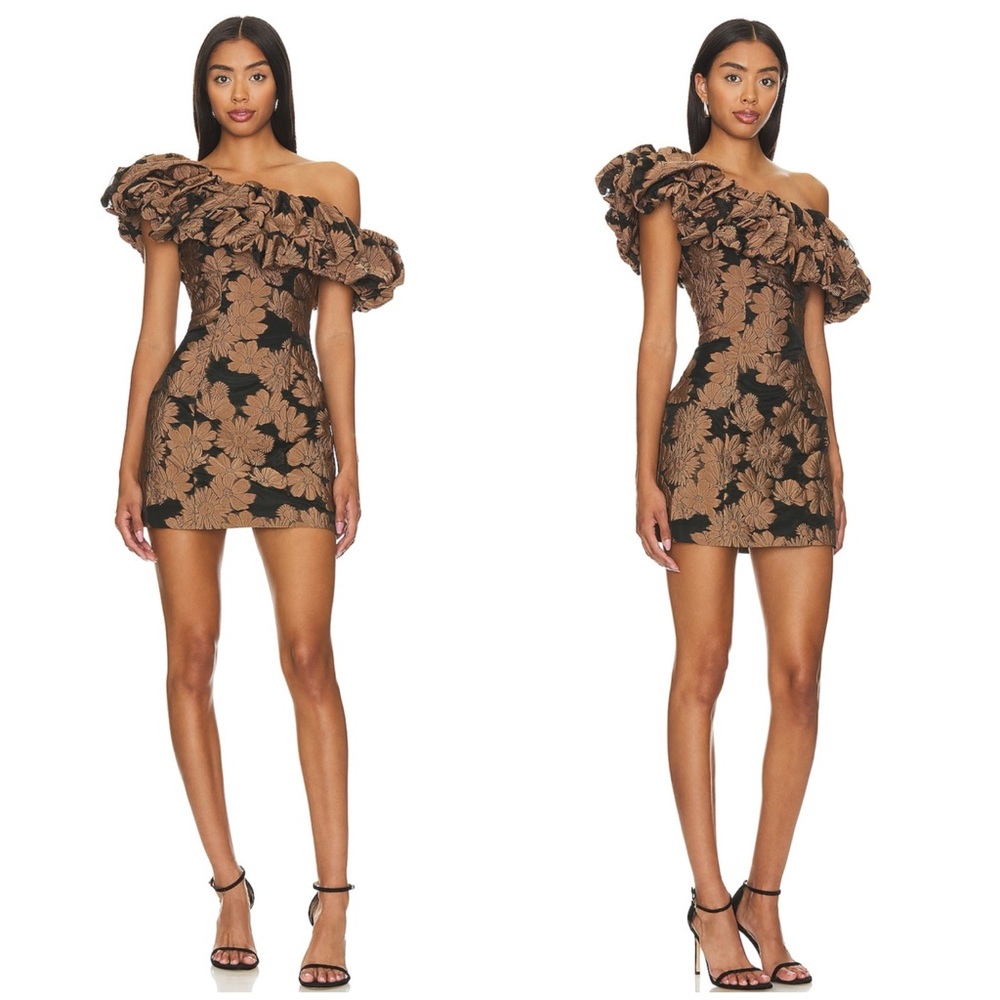 ELLIATT Manchester Dress in Chocolate Size XS